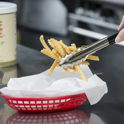 Imagen 2 del producto CANASTO POLIETILENO ROJO OVAL 23X14.5XH4.5 CM