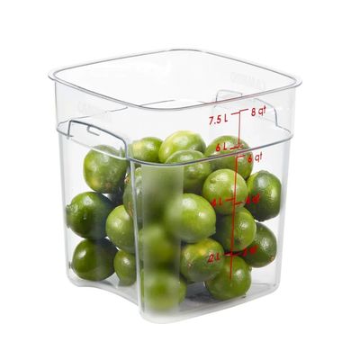 Imagen 2 del producto RECIPIENTE GRADUADO CUADRADO POLICARBONATO 8 LITROS