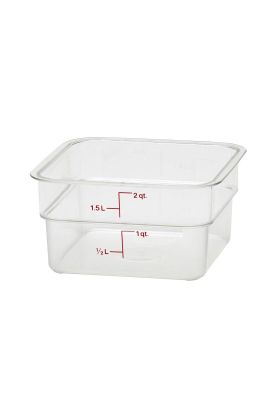 RECIPIENTE GRADUADO CUADRADO POLICARBONATO 2 LTS.