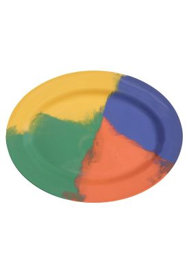 Imagen 2 del producto SET DE 2 PLATO OVALADO MELAMINA CELEBRATION 30 x 23 cm
