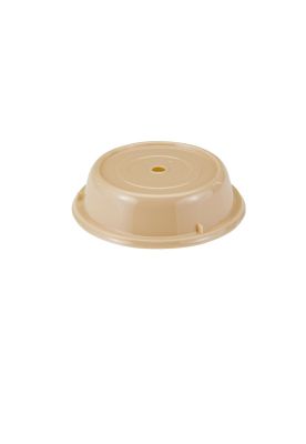 CUBREPLATOS POLICARBONATO BEIGE 27.4 CM