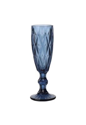 Set 6 Copas Champagne Azul 150ml Imahe