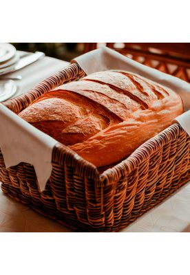 Imagen 2 del producto CANASTO TIPO CASCADA COLOR MADERA 23.5 x 33 cm