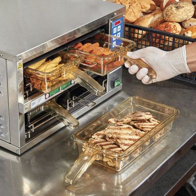 Imagen 2 del producto RECIPIENTE ALTA TEMPERATURA 1/3 CON ASA COLOR  AMBAR