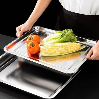 Imagen 2 del producto Bandeja Multiuso Acero Inox 40X30X2 Cm