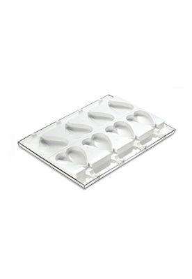 Imagen 2 del producto Set De 2 Moldes De Silicona Para Helado De Corazon