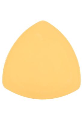 PLATO TRIANGULAR MELAMINA AMARILLO 30 cm