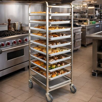 Imagen 2 del producto CARRO BANDEJERO SIMPLE P/BANDEJA 60x40 cm