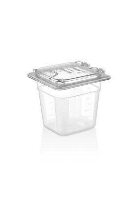 TAPA POLICARBONATO GN 1/6 FLIP LID.