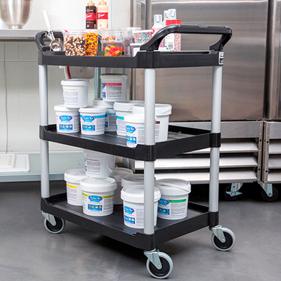 Imagen 2 del producto CARRO DE SERVICIO NEGRO 845x430x950 cm