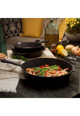 Imagen 2 del producto SARTEN DE HIERRO ALTO 24x6 CMS BRIVA