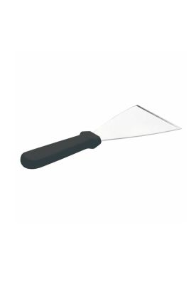 Imagen 1 del producto ESPATULA RASPADOR PLANCHA MANGO NEGRO 25 CM