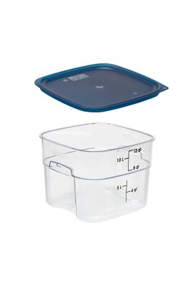 RECIP. GRAD CUADRAD POLICARBONATO 12 LTS CN TP AZUL