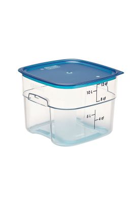 Imagen 2 del producto RECIP. GRAD CUADRAD POLICARBONATO 12 LTS CN TP AZUL