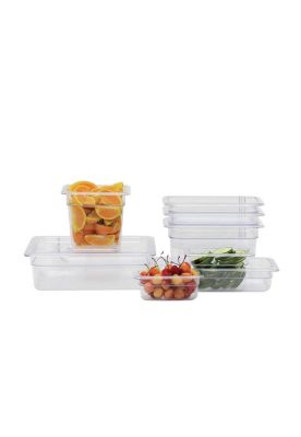 Imagen 2 del producto CONTENEDOR POLICARBONATO TRANSPARENTE. GN 1/1x10 cms