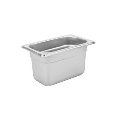 Imagen 1 del producto CONTENEDOR GASTRONOMICO ACERO INOXIDABLE GN 1/9X10 CM