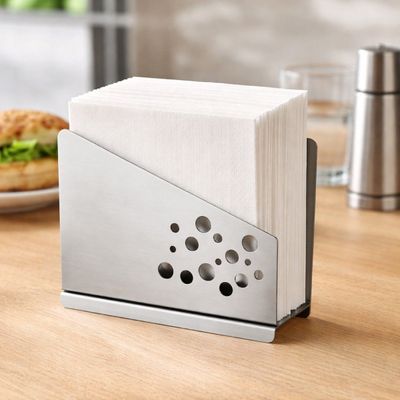 Imagen 2 del producto SERVILLETERO DISEÑO PERFORADO ACERO INOX