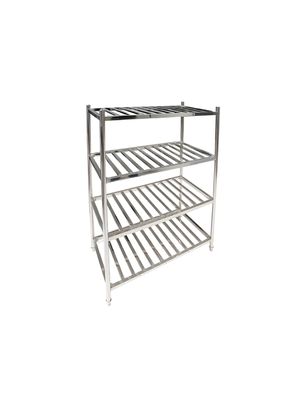 Imagen 1 del producto ESTANTERIA ACERO INOX TIPO REJILLA DE 120x60x155 cm