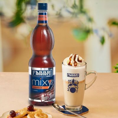 Imagen 2 del producto MIXY BAR CARAMELO BOTELLA 1000 ML FABBRI