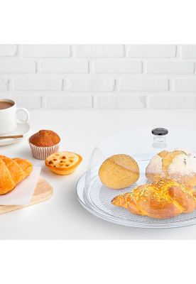 Imagen 2 del producto Pack Tapa Domo Redonda Policarbonato Ø35 Cm Con Base