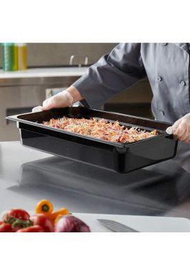 Imagen 2 del producto CONTENEDOR POLICARBONATO NEGRO GN 1/3x10 cm