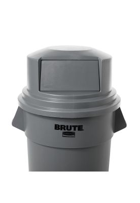 Imagen 2 del producto TAPA DOMO GRIS PARA BASURERO BRUTE 166 LITROS