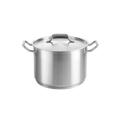 OLLA CON TAPA ACERO INOXIDABLE FONDO DIFUSOR 9 LITROS