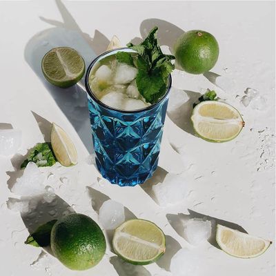 Imagen 2 del producto SET 6 VASOS AZUL 350ML IMAHE