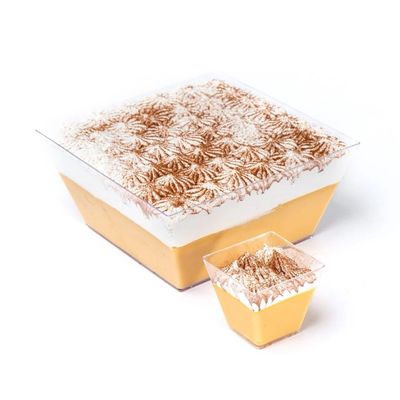 Imagen 2 del producto SET DE 25 RECIPIENTE ENVASE CUADRADO MODELO PS POLIESTIRENO