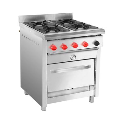 Imagen 2 del producto COCINA 4 PLATOS C/HORNO 50X50 GLP