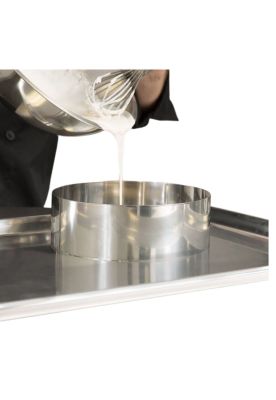 Imagen 2 del producto MOLDE REDONDO ACERO INOX 20 x 4.5 x 1 mm