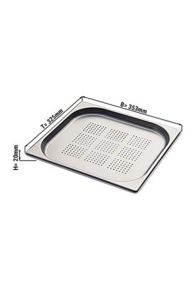 Imagen 2 del producto Contenedor Gastronomico Perforado Gn 2/3 X 2 Cm Ac Inox