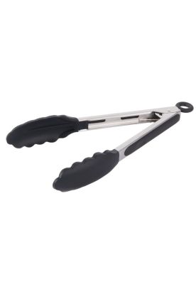 Tenaza Acero Inox Con Punta De Silicona 23 Cm