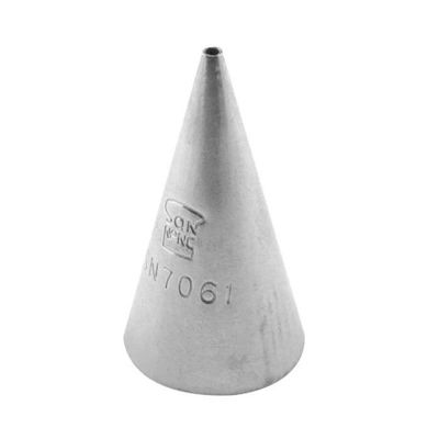 BOQUILLA REDONDA LISA ACERO INOXIDABLE Ø1.5XØ18X35 MM