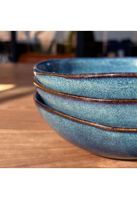 Imagen 2 del producto Set 6 Bowl Redondo Ceramica 18X5 Cm Gris Linea Efes  - ( Tipo Gres)