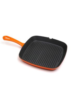 Imagen 1 del producto SARTEN HIERRO RECTANGULAR NARANJA 24 CM