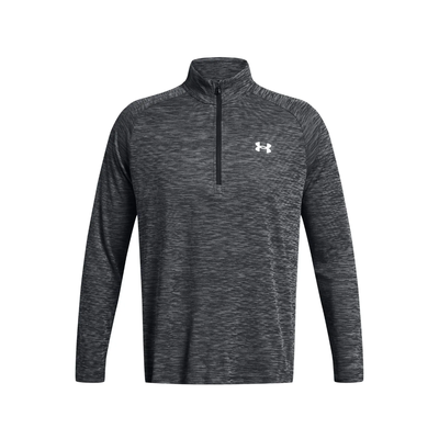 POLERÓN UNDER ARMOUR TECH HALF ZIP GRIS OSCURO 1382797-001
