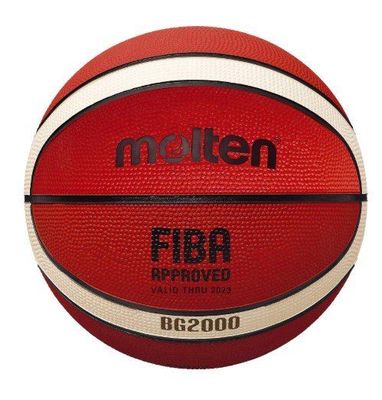 Imagen 1 del producto BALÓN DE BASQUETBOL MOLTEN BG2000 N°6 | MO21938