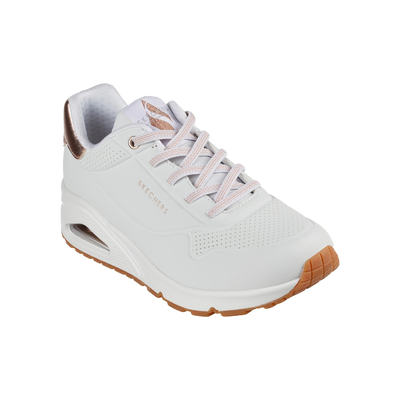 Imagen 2 del producto ZAPATILLAS URBANAS SKECHERS UNO SHIMMER AWAY MUJER | 155196-WHT
