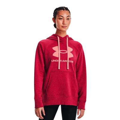 Polerón con gorro UA Rival Fleece Logo 1356318-664