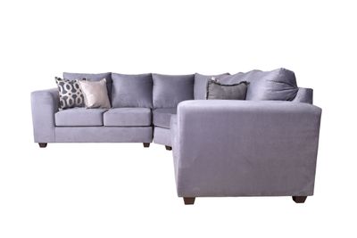 Imagen 2 del producto Seccional Kenia Felpa Gris