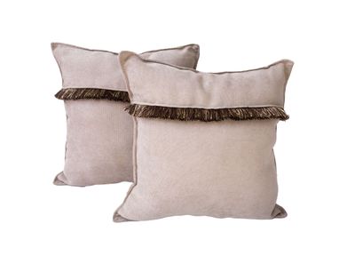 juego cojines marabu beige