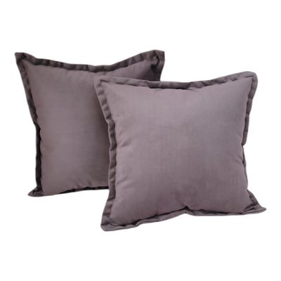 Juego Cojines Felpa Gris