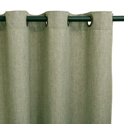 Imagen 2 del producto Set Cortina de ambiente Mati y velo bordado Gris 140x225