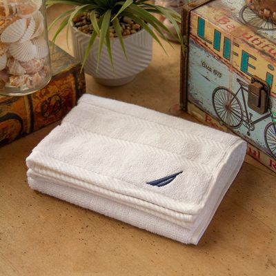 Imagen 1 del producto Toalla de mano 60X40 NAUTICA HOME 100 algodon Blanco