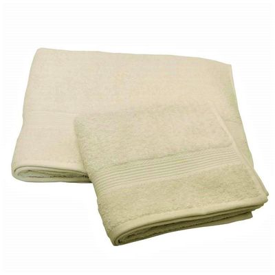 Imagen 1 del producto set 2 Toallas florentino 100% Algodón  ivory