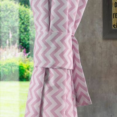 Imagen 2 del producto Cortina Lona Española ZigZag  Rosa