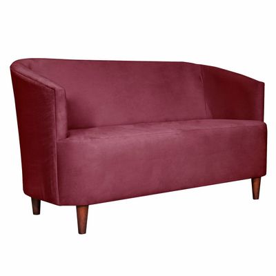 Imagen 2 del producto SOFA 2C OSLO FELPA  BURDEO160X80X70