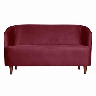 SOFA 2C OSLO FELPA  BURDEO160X80X70