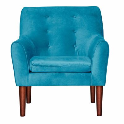 Imagen 2 del producto Poltrona 1C Bergen Felpa Calipso  78 x 70 x 98